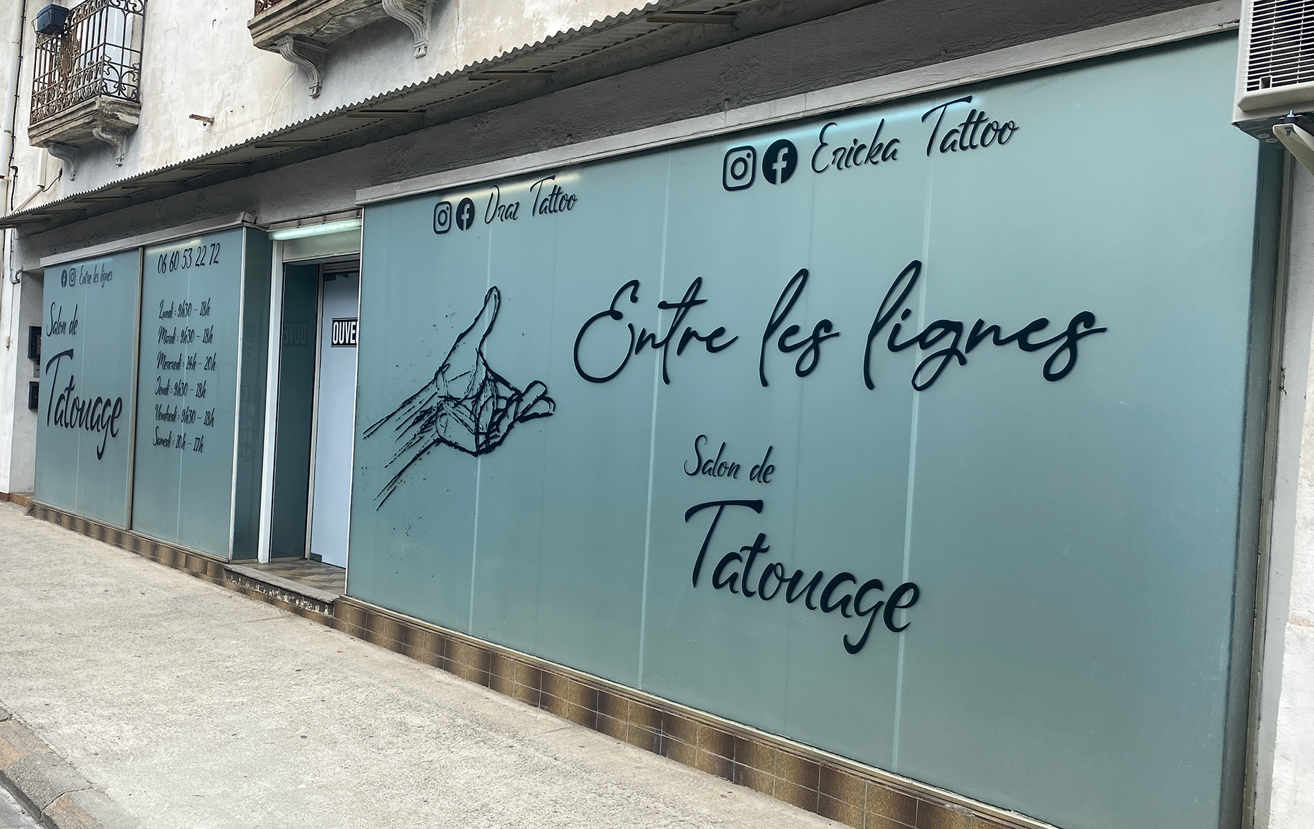 impression adhesif vitrine montpellier