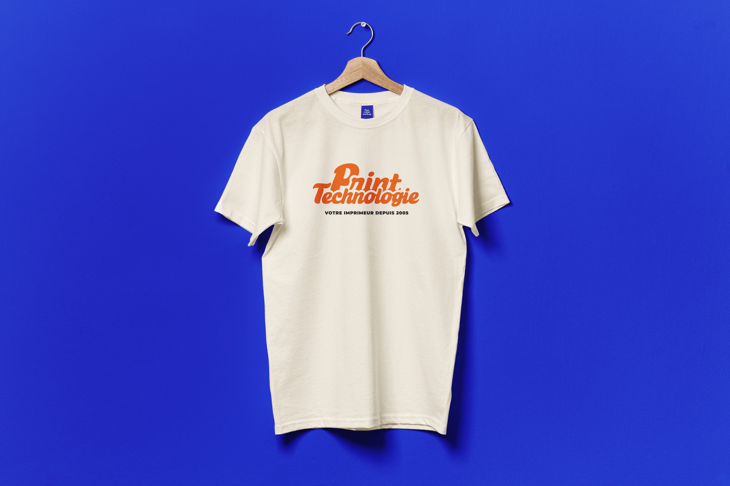 Mockup tshirt Print Technologie